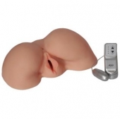Телесная вибровагина из киберкожи с выносным пультом - LOVETOY (А-Полимер) - в Красногорске купить с доставкой