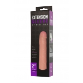 Насадка-удлинитель Extension sleeve телесного цвета - 18,5 см. - Sitabella - в Красногорске купить с доставкой