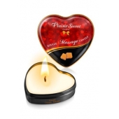 Массажная свеча с ароматом карамели Bougie Massage Candle - 35 мл. - Plaisir Secret - купить с доставкой в Красногорске
