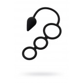 Тройное эрекционное кольцо с анальным хвостом Drop S-size - Erotist Adult Toys - в Красногорске купить с доставкой