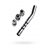 Металлический анальный душ с тремя насадками - ToyFa - купить с доставкой в Красногорске