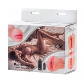 Двусторонний мастурбатор с вибропулей Satisfaction Babylicious - Lola Games - в Красногорске купить с доставкой