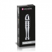 Ребристый фаллоимитатор для электростимуляции Funky Fella Rill Dildo - 13 см. - MyStim - купить с доставкой в Красногорске
