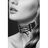 Оригинальный ошейник-чокер со шнуровкой - Bijoux Pour Toi - купить с доставкой в Красногорске
