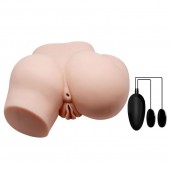 Телесный полуторс с двумя любовными тоннелями и вибрацией - Baile - в Красногорске купить с доставкой