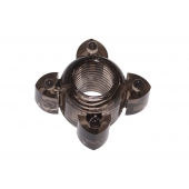 Чёрное эрекционное кольцо Rings Screw - Lola Games - в Красногорске купить с доставкой