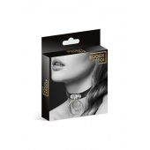 Черный чокер с двумя кольцами - Bijoux Pour Toi - купить с доставкой в Красногорске