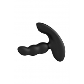 Черный силиконовый стимулятор простаты Levett Nitoc с пультом ДУ - Levett - в Красногорске купить с доставкой