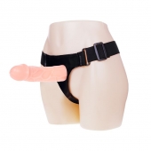 Телесный фаллоимитатор на трусиках Jessica Strap-On - 15,5 см. - Baile - купить с доставкой в Красногорске