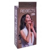Кляп-трензель Lora с металлическими кольцами - Rebelts - купить с доставкой в Красногорске