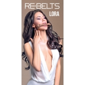 Кляп-трензель Lora с металлическими кольцами - Rebelts - купить с доставкой в Красногорске