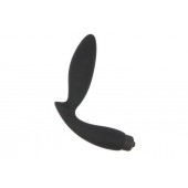 Чёрный вибростимулятор простаты Sex Expert Vibe Pleasure - Sex Expert - в Красногорске купить с доставкой