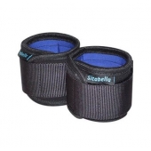 Неопреновые черно-синие наручники - Sitabella - купить с доставкой в Красногорске