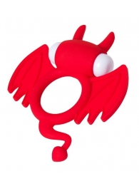 Красное эрекционное кольцо на пенис JOS COCKY DEVIL - JOS - в Красногорске купить с доставкой