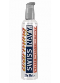 Разогревающий лубрикант на водной основе Swiss Navy Warming Lube - 59 мл. - Swiss navy - купить с доставкой в Красногорске