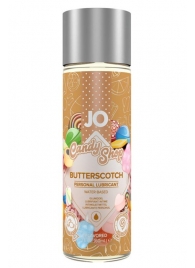 Смазка на водной основе Candy Shop Butterscotch с ароматом ирисок - 60 мл. - System JO - купить с доставкой в Красногорске