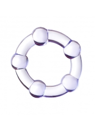 Фиолетовое эрекционное кольцо A-Toys - A-toys - в Красногорске купить с доставкой