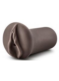 Коричневый мастубратор-вагина Nicole s Kitty - Blush Novelties - в Красногорске купить с доставкой