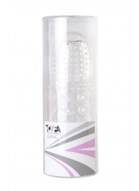 Прозрачная закрытая гелевая насадка - 13,5 см. - Toyfa Basic - в Красногорске купить с доставкой