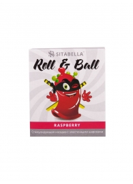 Стимулирующий презерватив-насадка Roll   Ball Raspberry - Sitabella - купить с доставкой в Красногорске