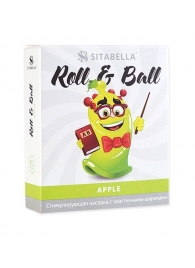 Стимулирующий презерватив-насадка Roll   Ball Apple - Sitabella - купить с доставкой в Красногорске