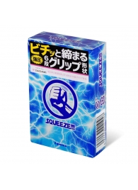 Презервативы Sagami Squeeze волнистой формы - 5 шт. - Sagami - купить с доставкой в Красногорске