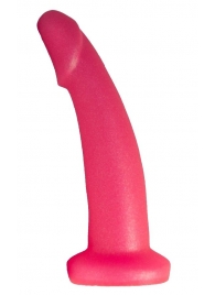 Розовый плаг-массажёр для простаты - 13,5 см. - LOVETOY (А-Полимер) - в Красногорске купить с доставкой