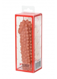 Телесная насадка на фаллос с бугорками KOKOS Extreme Sleeve 10 - 15,8 см. - KOKOS - в Красногорске купить с доставкой