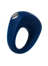 Синее эрекционное кольцо на пенис Satisfyer Ring 2 - Satisfyer - в Красногорске купить с доставкой