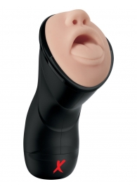 Мастурбатор-ротик Deep Throat Vibrating Stroker - Pipedream - в Красногорске купить с доставкой