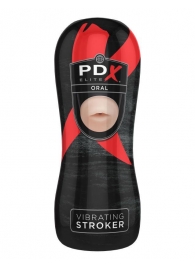 Мастурбатор-ротик Vibrating Oral Stroker - Pipedream - в Красногорске купить с доставкой