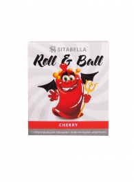 Стимулирующий презерватив-насадка Roll   Ball Cherry - Sitabella - купить с доставкой в Красногорске