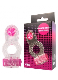 Прозрачное эрекционное кольцо Erowoman-Eroman - Erowoman-Eroman - в Красногорске купить с доставкой