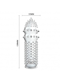 Закрытая прозрачная насадка Crystal sleeve - 14,2 см. - Erowoman-Eroman - в Красногорске купить с доставкой