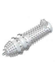 Закрытая прозрачная насадка Crystal sleeve - 14,2 см. - Erowoman-Eroman - в Красногорске купить с доставкой
