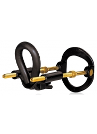 Черный экстендер-растяжитель пениса - Sex Expert - в Красногорске купить с доставкой