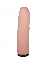 Черный пояс-трусики с насадкой  Гламур Dana  - 15,5 см. - LOVETOY (А-Полимер) - купить с доставкой в Красногорске