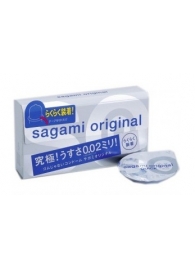 Ультратонкие презервативы Sagami Original QUICK - 6 шт. - Sagami - купить с доставкой в Красногорске