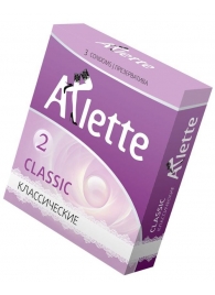 Классические презервативы Arlette Classic - 3 шт. - Arlette - купить с доставкой в Красногорске