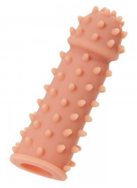 Телесная реалистичная насадка KOKOS Extreme Sleeve 03 с дополнительной стимуляцией - 12,7 см. - KOKOS - в Красногорске купить с доставкой