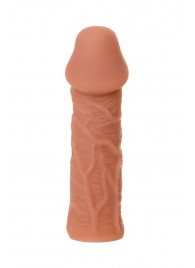 Телесная реалистичная насадка KOKOS Extreme Sleeve 05 с дополнительной стимуляцией - 12,7 см. - KOKOS - в Красногорске купить с доставкой