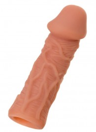 Телесная реалистичная насадка KOKOS Extreme Sleeve 05 с дополнительной стимуляцией - 12,7 см. - KOKOS - в Красногорске купить с доставкой