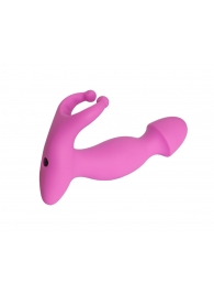 Розовый стимулятор простаты с усиками - 15 см. - 4sexdreaM - в Красногорске купить с доставкой