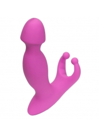 Розовый стимулятор простаты с усиками - 15 см. - 4sexdreaM - в Красногорске купить с доставкой