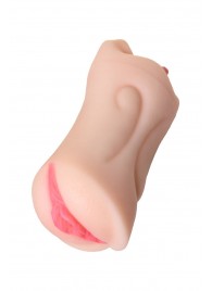 Телесный двусторонний мастурбатор Fruity Tongue - ротик и вагина - ToyFa - в Красногорске купить с доставкой