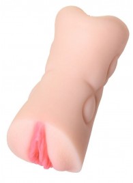 Телесный двусторонний мастурбатор Rich Fruit - вагина и анус - ToyFa - в Красногорске купить с доставкой