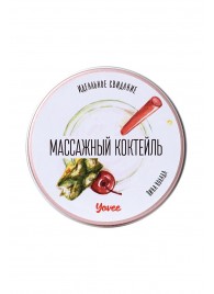 Массажная свеча «Массажный коктейль» с ароматом пина колады - 30 мл. - ToyFa - купить с доставкой в Красногорске