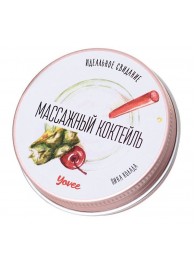 Массажная свеча «Массажный коктейль» с ароматом пина колады - 30 мл. - ToyFa - купить с доставкой в Красногорске