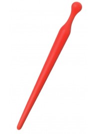 Красный силиконовый уретральный плаг - 10 см. - ToyFa - купить с доставкой в Красногорске