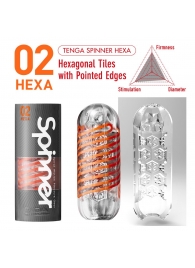 Мастурбатор SPINNER Hexa - Tenga - в Красногорске купить с доставкой